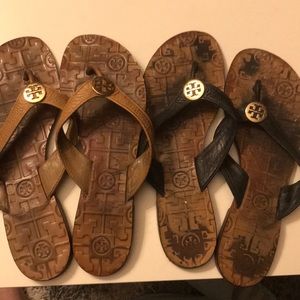 Tory Burch Thora Sandals 2 pairs
